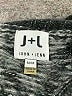 John & Jenn 100% Acrylic Chevron-herringbone Black Pullover Sweater Size M - photo 7