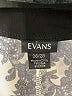 Evans Floral Black Short Sleeve T-Shirt Size 26 - photo 7