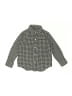 Janie and Jack 100% Cotton Houndstooth Gray Long Sleeve Button-Down Shirt Size 2T - photo 1