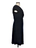Connected Apparel Solid Black Cocktail Dress Size 6 - photo 4