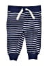 Just One You Made by Carter's 100% Cotton Stripes Blue Casual Pants 3-6 MO / 6 MO - photo 1