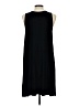 Express Outlet Solid Black Casual Dress Size L - photo 2
