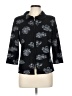 Stizzoli Black 3/4 Sleeve Button-Down Shirt Size EU (IT) 46 / US 10 - photo 1