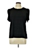 MICHAEL Michael Kors Polka Dots Black Short Sleeve Top Size L - photo 1