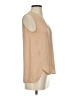 Theory 100% Silk Tan Sleeveless Silk Top Size 00 - 0 - photo 4