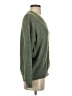 Unbranded 100% Polyester Solid Green Pullover Sweater Size S - photo 4