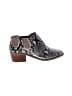 Madewell 100% Leather Animal Print Blue Gray Ankle Boots Size 7 - photo 1