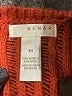 Kenar Tweed Orange Pullover Sweater Size M - photo 7