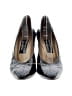 Stuart Weitzman for Mr. Seymour 100% Leather Black Heels Size 7 (wide) - photo 2