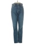 Goldsign Chevron-herringbone Blue Jeans Size 25 waist - photo 1