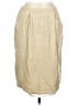 Assorted Brands Solid Tan Silk Skirt Size L - photo 1