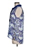 W118 by Walter Baker 100% Polyester Blue Sleeveless Blouse Size M - photo 5