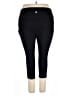 Torrid Solid Black Active Pants Size 3X Plus (3) - photo 2