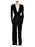 Reformation 100% Polyester Black Jumpsuit Size 4 - photo 1