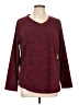 St. John's Bay 100% Polyester Burgundy Pullover Sweater Size L - photo 1