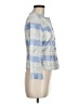 Worthington Checkered-gingham Blue Blazer Size 8 (petite) - photo 4