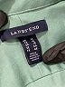 Lands' End Solid Teal Long Sleeve Button-Down Shirt Size 14 - photo 7