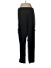 Peace & Pearls 100% Polyester Solid Black Cargo Pants Size M - photo 1