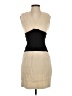 BCBGMAXAZRIA Color Block Ivory Cocktail Dress Size 2 - photo 1