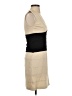 BCBGMAXAZRIA Color Block Ivory Cocktail Dress Size 2 - photo 4