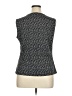 Jones Studio Black Sleeveless Top Size XL - photo 2