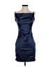 Shein Solid Blue Cocktail Dress Size 2 - photo 1