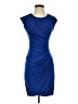 Aqua Solid Blue Cocktail Dress Size 0 - photo 1