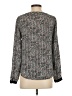 Ann Taylor 100% Polyester Tweed Black Long Sleeve T-Shirt Size XS - photo 2