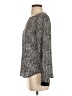 Ann Taylor 100% Polyester Tweed Black Long Sleeve T-Shirt Size XS - photo 5
