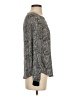 Ann Taylor 100% Polyester Tweed Black Long Sleeve T-Shirt Size XS - photo 4