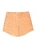 Adidas 100% Polyester Print Orange Shorts Size 8 - photo 1