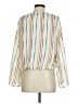 Sunday in Brooklyn 100% Polyester Stripes Ivory Long Sleeve Blouse Size S - photo 2