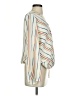 Sunday in Brooklyn 100% Polyester Stripes Ivory Long Sleeve Blouse Size S - photo 4