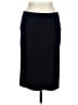 Ann Taylor Solid Black Blue Formal Skirt Size 10 - photo 1
