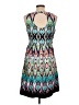 Karin Stevens Print Teal Cocktail Dress Size 10 - photo 2