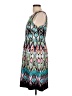 Karin Stevens Print Teal Cocktail Dress Size 10 - photo 5