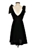 Aqua Solid Black Cocktail Dress Size XS - photo 2