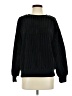 Simply Vera Vera Wang 100% Polyester Solid Black Pullover Sweater Size S - photo 1