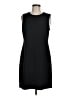 Calvin Klein Solid Black Cocktail Dress Size 8 - photo 1