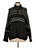 John & Jenn 100% Acrylic Chevron-herringbone Black Pullover Sweater Size M - photo 1
