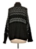 John & Jenn 100% Acrylic Chevron-herringbone Black Pullover Sweater Size M - photo 2