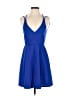 Shein Solid Blue Cocktail Dress Size S - photo 1