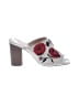 Club Monaco Floral White Tan Sandals Size EU 40 - photo 1