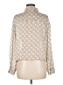 Pleione 100% Polyester Print Ivory Long Sleeve Blouse Size M - photo 2