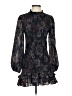 Zara 100% Polyester Paisley Black Cocktail Dress Size S - photo 1