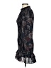Zara 100% Polyester Paisley Black Cocktail Dress Size S - photo 5