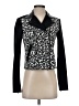 Rebecca Taylor Animal Print Black Jacket Size 2 - photo 1