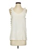 Assorted Brands Ivory Sleeveless Top Size S - photo 1