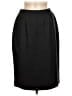 Unbranded 100% Wool Houndstooth Black Wool Skirt Size 8 - photo 1