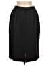 Unbranded 100% Wool Houndstooth Black Wool Skirt Size 8 - photo 2